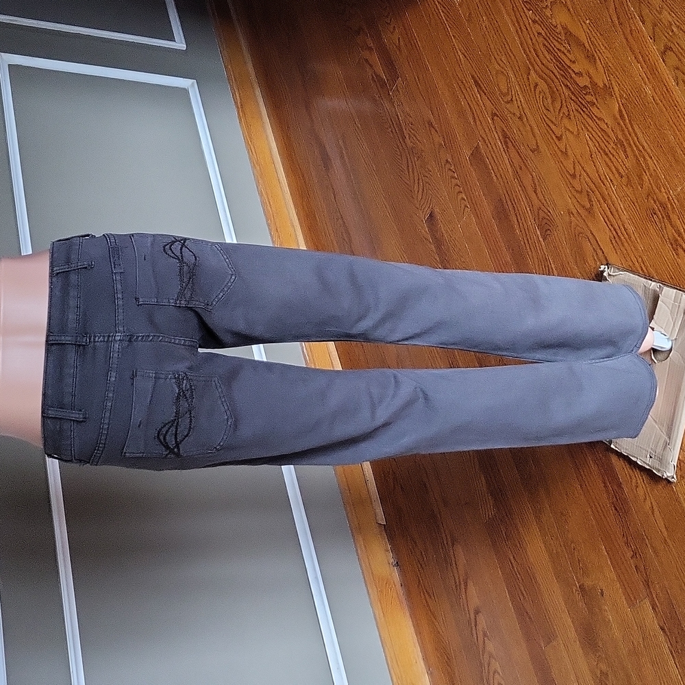 Cowgirl Tuff Bootcut Jeans Gray Size 26 - Picture 2 of 10